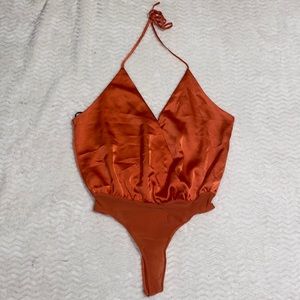 Tie Halter Bodysuit